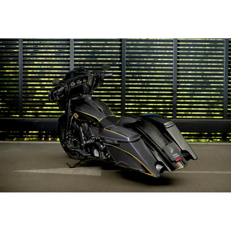 Tommy & Sons Magnus 7" Opgespannen Zadeltas Bodies voor Harley