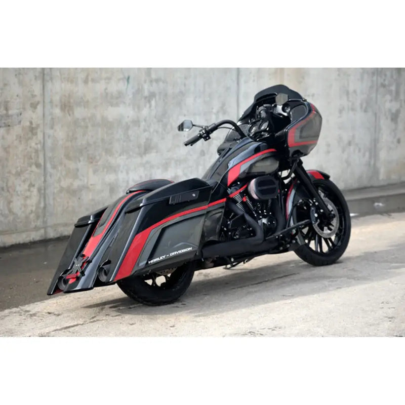 Tommy & Sons Magnus 7" Opgespannen Zadeltas Bodies voor Harley
