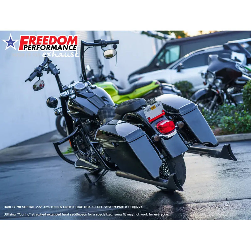 Freedom Performance Sharktail True Duals Uitlaat voor Harley