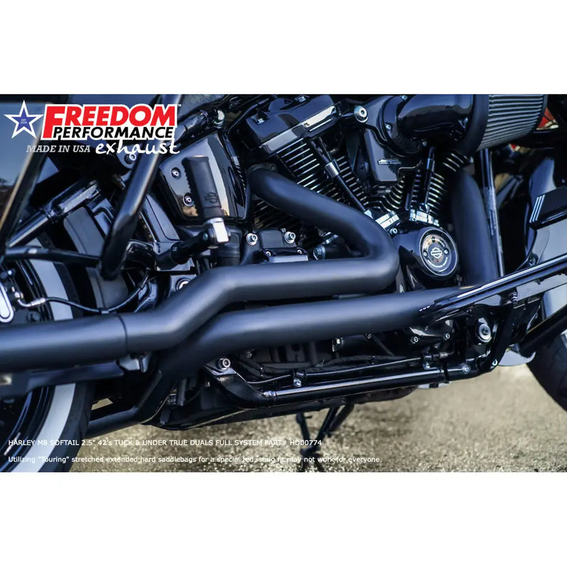 Freedom Performance Sharktail True Duals Uitlaat voor Harley