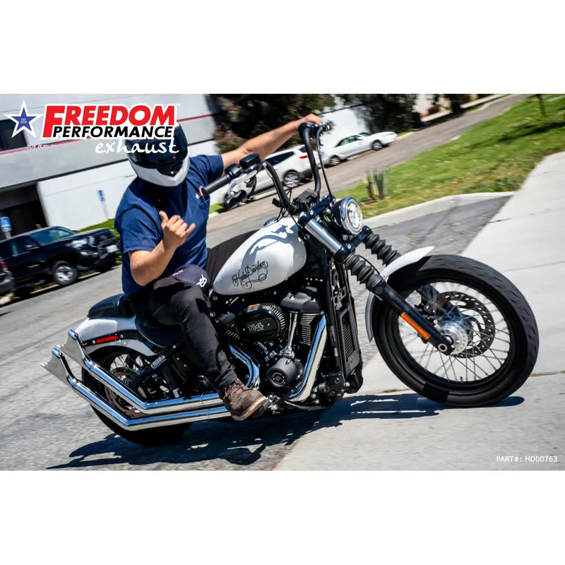 Freedom Performance Upsweep Sharktail Uitlaat voor Harley