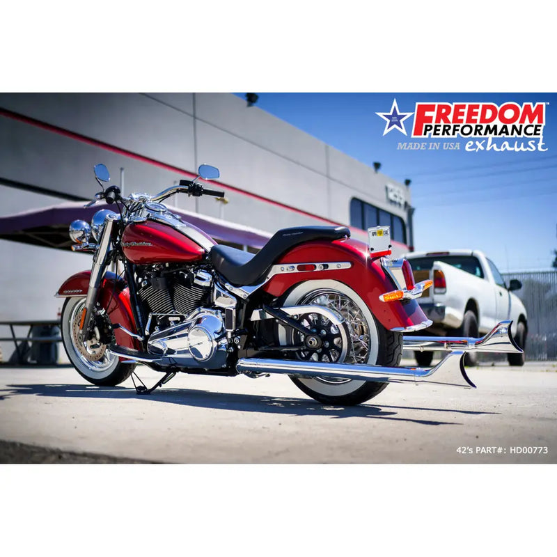 Freedom Performance Sharktail True Duals Uitlaat voor Harley