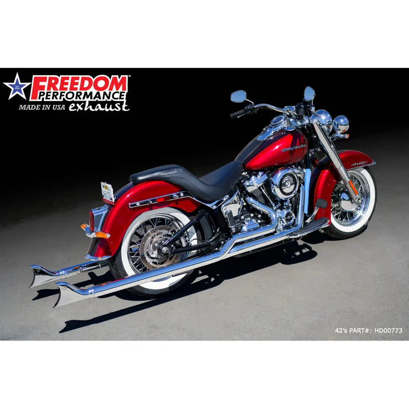 Freedom Performance Sharktail True Duals Uitlaat voor Harley