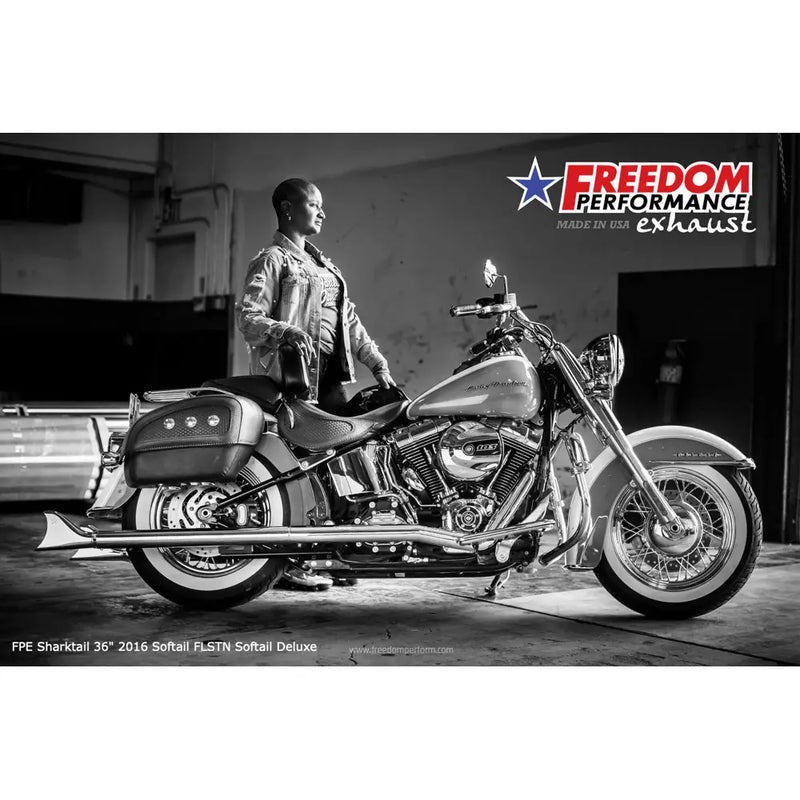 Freedom Performance Sharktail True Duals Uitlaat voor Harley