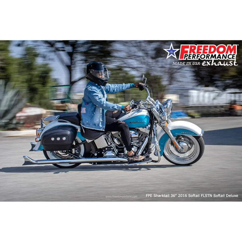 Freedom Performance Sharktail True Duals Uitlaat voor Harley