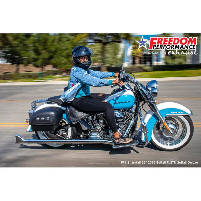 Freedom Performance Sharktail True Duals Uitlaat voor Harley