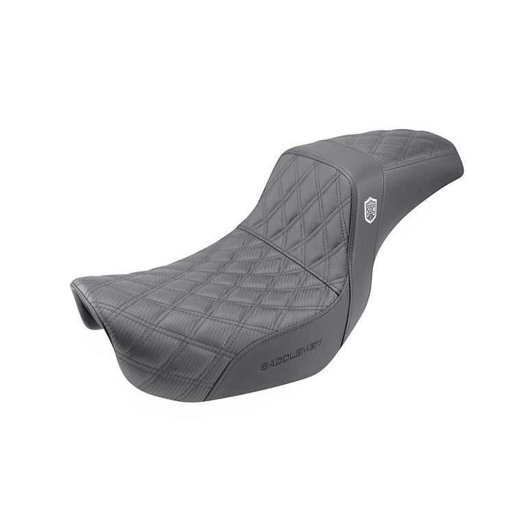 Saddlemen Pro SDC Performance Gripper Lattice Stitch Zadel voor Harley