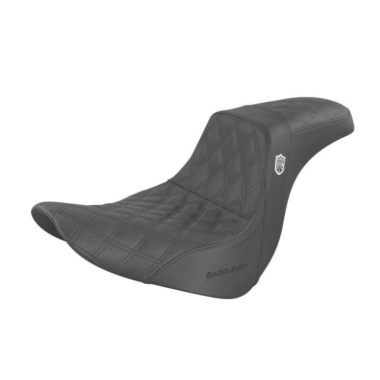 Saddlemen Pro SDC Performance Gripper Lattice Stitch Zadel voor Harley