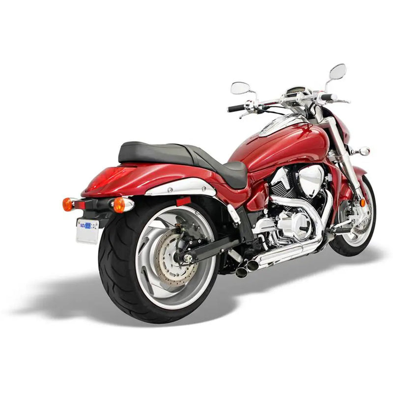 Bassani Pro Street Turn Out Uitlaatsysteem voor Suzuki