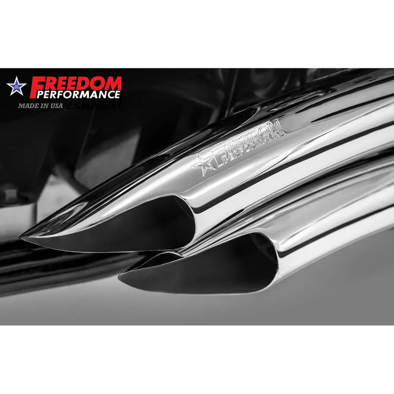 Freedom Performance Sharp Curve Radius Scallop Uitlaat voor Harley