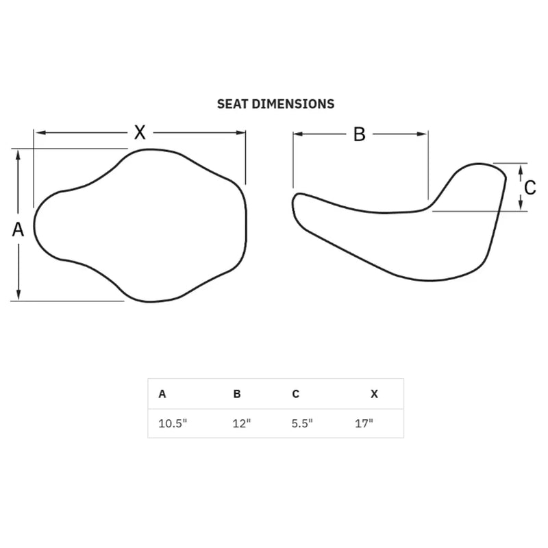 Saddlemen Knuckle Renegade Solozitje voor Indian