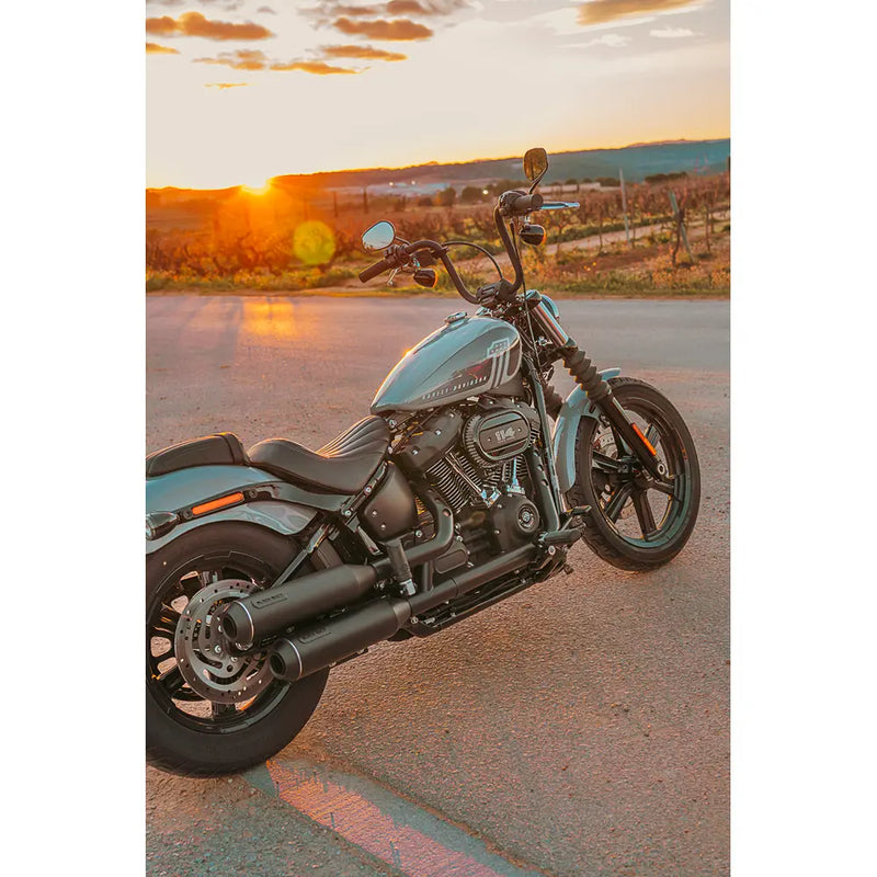 Zwarte Eend Bombardier EC Euro Approved Slip-On Mufflers voor Harley