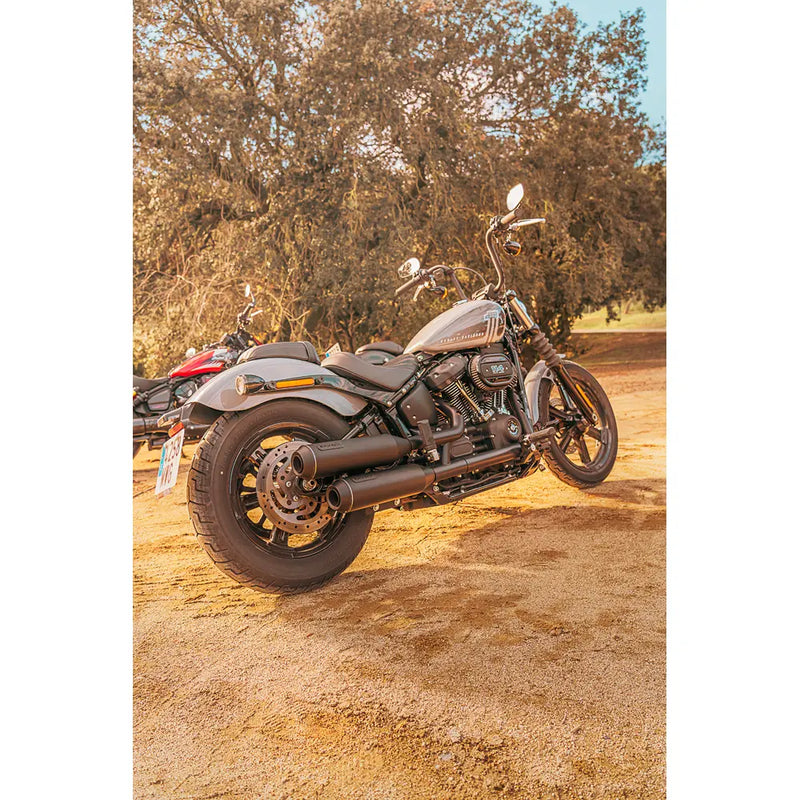 Zwarte Eend Bombardier EC Euro Approved Slip-On Mufflers voor Harley