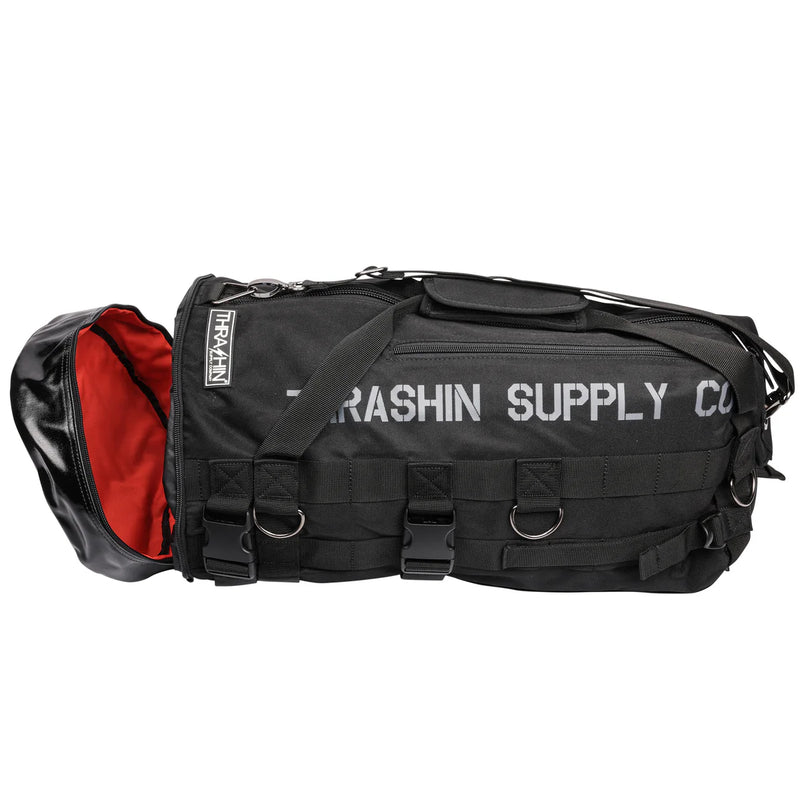 Thrashin Supply Mission motorfiets reistas