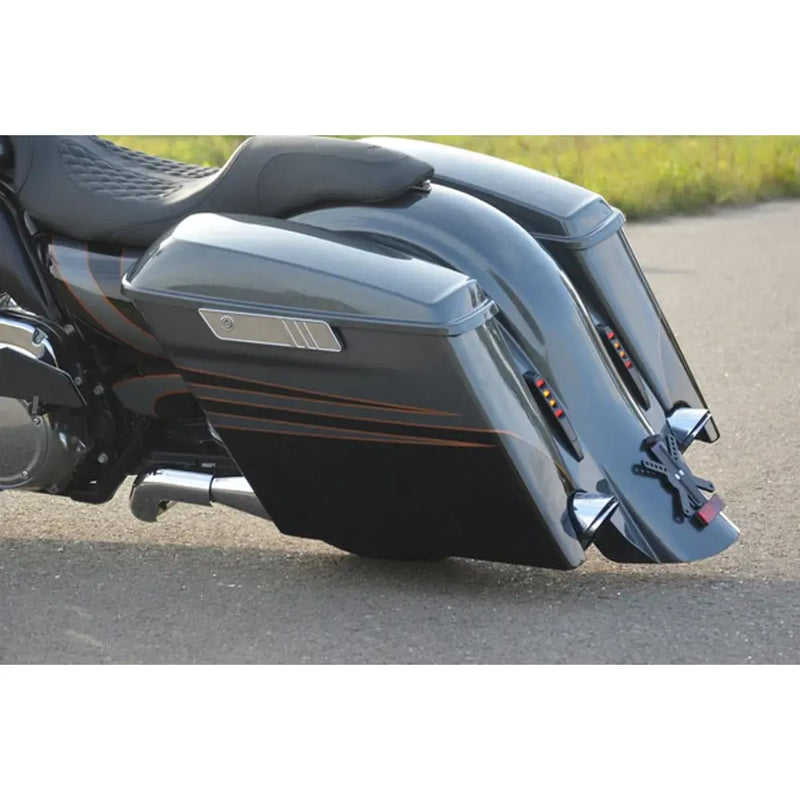 Tommy & Sons 4" Opgespannen Zadeltas Bodies voor Harley