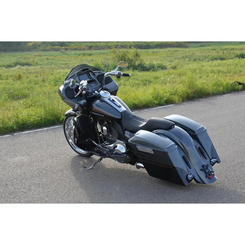 Tommy & Sons 4" Opgespannen Zadeltas Bodies voor Harley