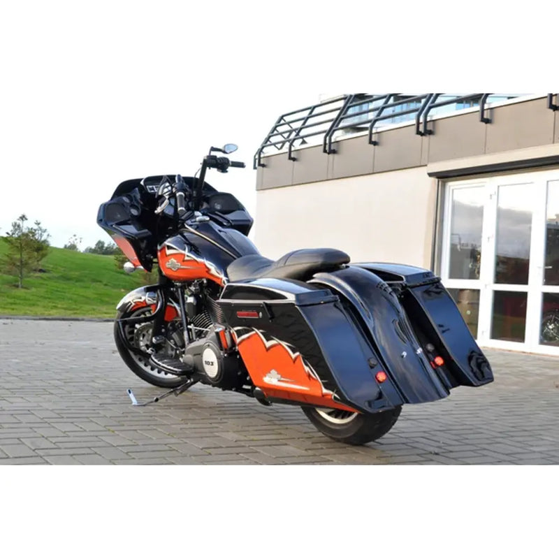 Tommy & Sons Flow Opgespannen Zadeltas Bodies voor Harley