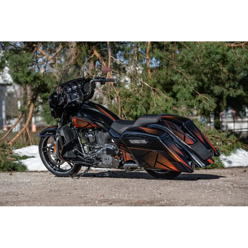 Tommy & Sons Magnus 7" Opgespannen Zadeltas Bodies voor Harley