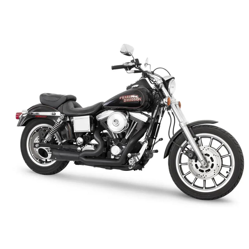 Freedom Performance Shorty Turn Out 2-into-1 Uitlaat voor Harley