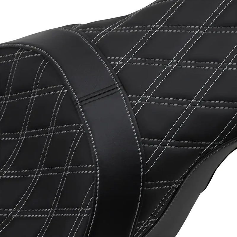 Drag Specialties Predator 2-Up Forward Seat voor Harley