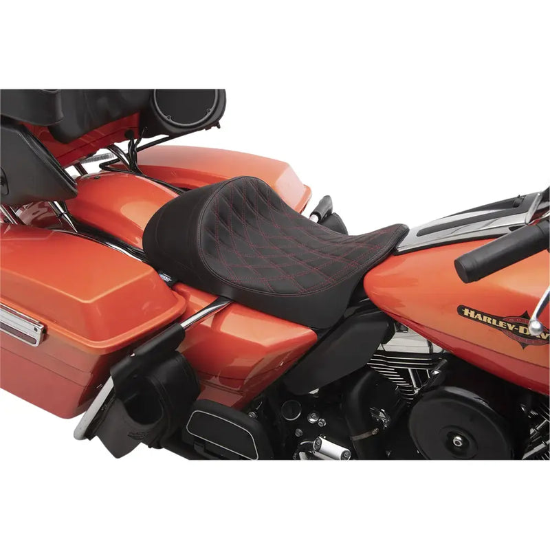 Drag Specialties EZ-ON laag profiel solo-zadel voor Harley