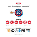 Abus 8008 Disc Lock & 12KS120 Black Loop Chain