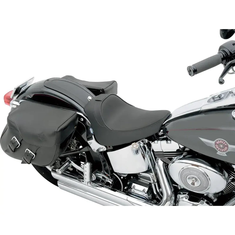 Drag Specialties Rugsteun met opbergvak voor Harley-solo-zadel