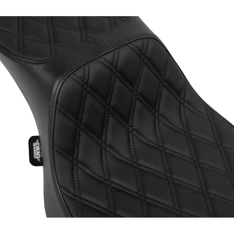 Drag Specialties Performance Predator 2-Up Extended Reach Seat voor Harley