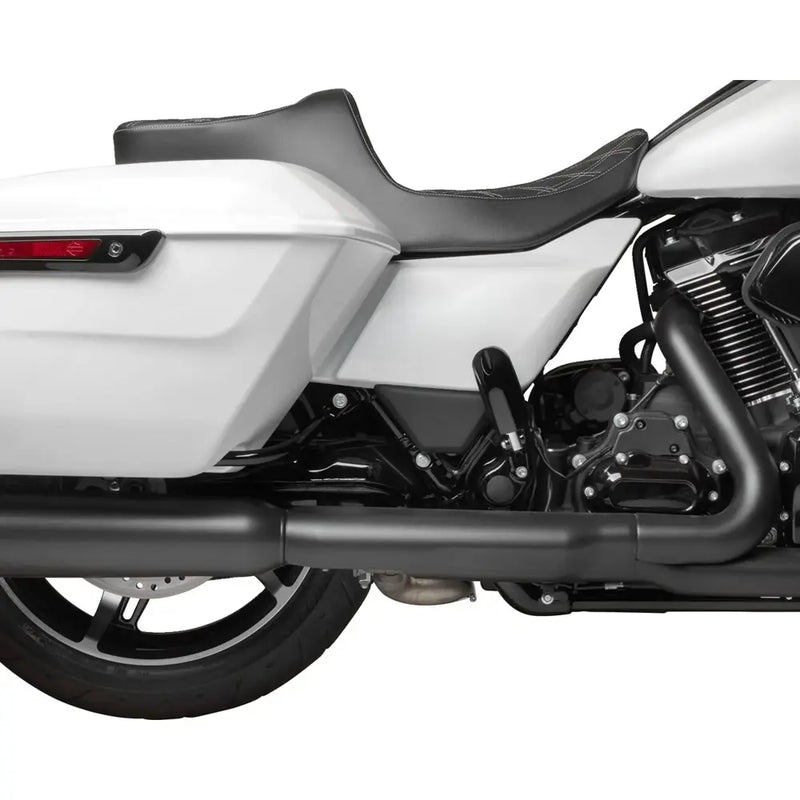 Drag Specialties Predator III 2-Up-zadel voor Harley