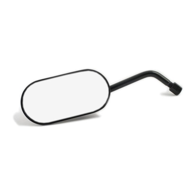 Agila Motorcycle Mirror Metric Black / Left