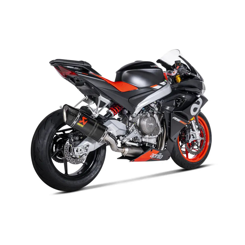 Akrapovic Racing Line Exhaust System for Aprilia 21-24 RS / Tuono 660 (2-into-1 header with carbon muffler) (Race only) (S-A6R3-APLC)  - Customhoj
