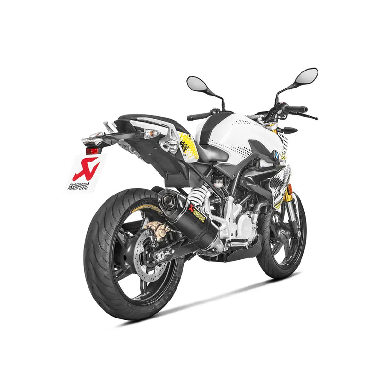 Akrapovic Racing Line Exhaust System for BMW 17-24 G310 R / GS (1-into-1 header with carbon muffler) (Race only) (S-B3R1-RC/1)  - Customhoj