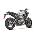 Akrapovic Racing Line Exhaust System for Yamaha 16-20 XSR700 / XTribute (2-into-1 header with titanium muffler / carbon end cap) Read note) (S-Y7R5-HEGEH)  - Customhoj