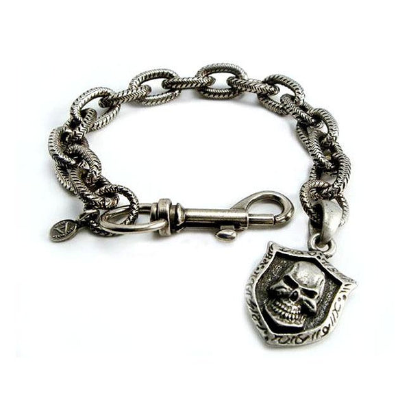 Amigaz Link Hack Bracelet Skull Shield