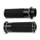 Arlen Ness Fusion Billet Beveled Grips HD Black