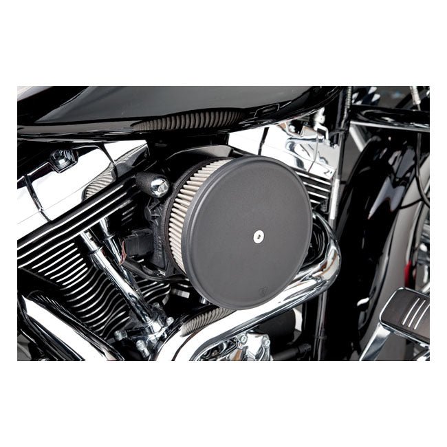 Arlen Ness Stage 2 Big Sucker Air Cleaner with cover for Harley 01-15 Softail; 99-17 Dyna (excl. 2017 FXDLS); 02-07 FLT/Touring / Black