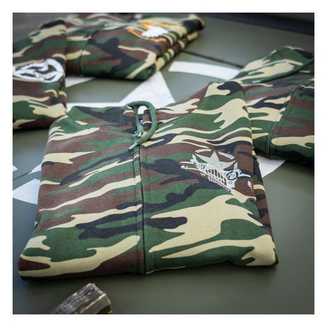 Army Surplus Allie Star Willy Jeep Hoodie Camo