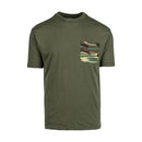 Army Surplus Camo T-Shirt Green S  - Customhoj