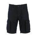 Army Surplus Cargo Shorts Black / S  - Customhoj