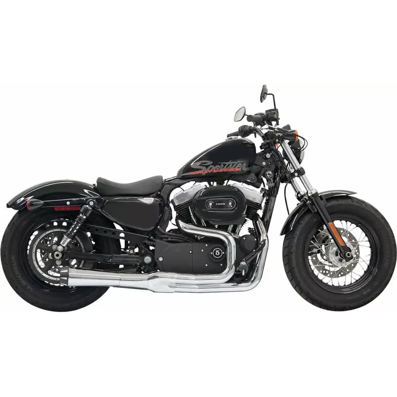 Bassani Road Rage II Mega Power 2-into-1 Uitlaatsysteem voor Harley