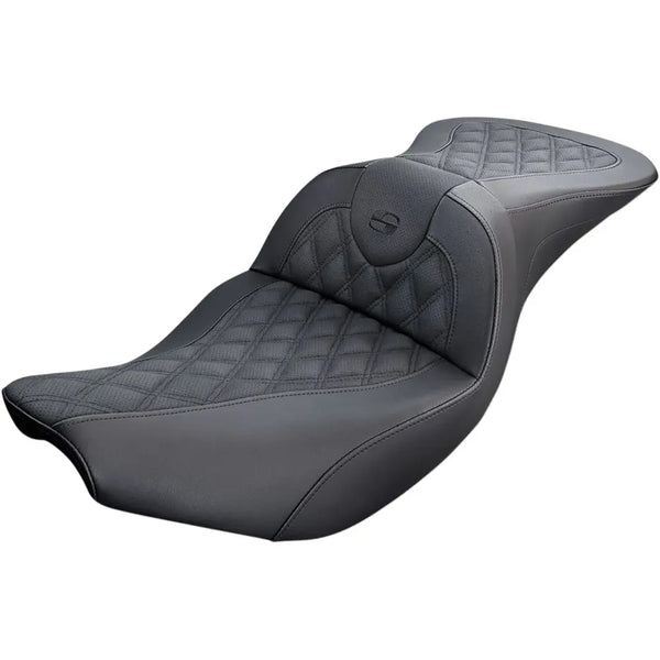 Saddlemen Roadsofa Lattice Stitch Stoel voor Indian