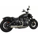 Bassani Ripper Super Bike Stainless 2-into-1 Exhaust System for Indian 22-24 Chief  - Customhoj