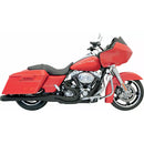 Bassani Road Rage B4 2-into-1 Exhaust System for Harley 95-16 Touring / Black Megaphone  - Customhoj