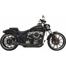 Bassani Road Rage II 2-into-1 Exhaust System for Harley 18-24 Softail FXBR Breakout / FLFB Fat Boy / FXDRS / Black  - Customhoj