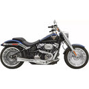 Bassani Road Rage II 2-into-1 Exhaust System for Harley 18-24 Softail FXBR Breakout / FLFB Fat Boy / FXDRS / Chrome  - Customhoj