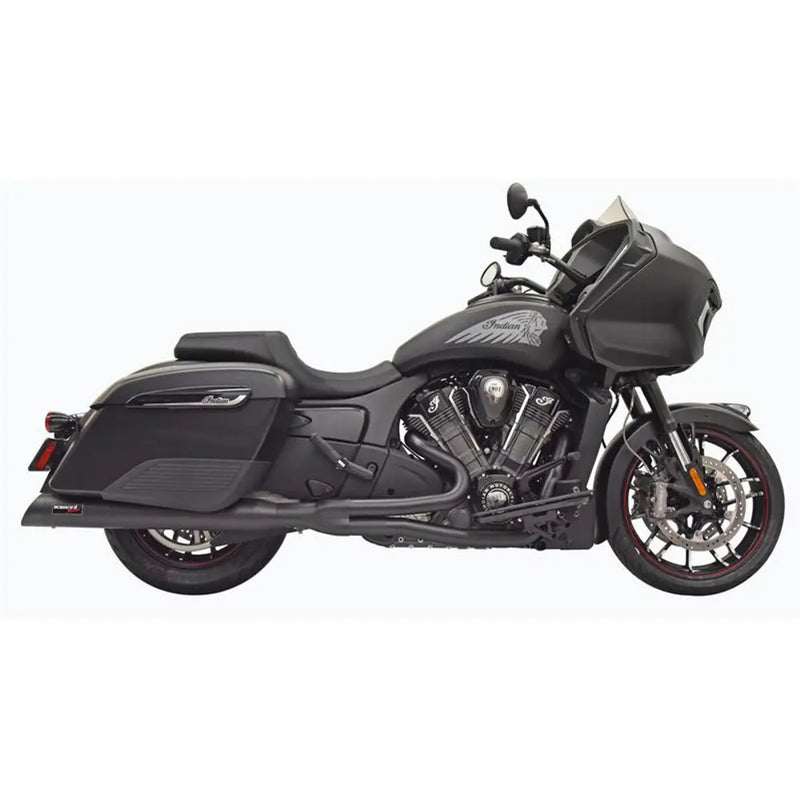 Bassani Road Rage Megaphone 2-into-1 Exhaust System for Indian  - Customhoj