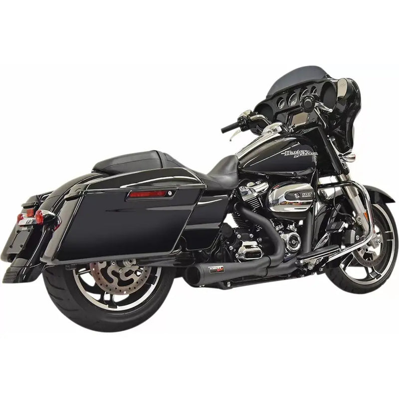 Bassani Road Rage Short 2-into-1 Exhaust System for Harley 17-24 Touring / Black  - Customhoj
