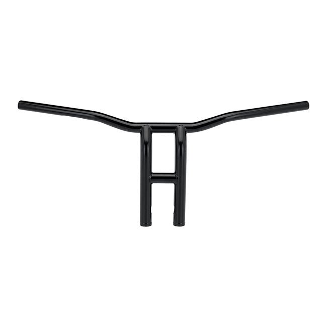 Biltwell 1-1/8" Tyson XL Pullback Motorcycle Handlebars 12" Black / With dimples (for Harley controls)