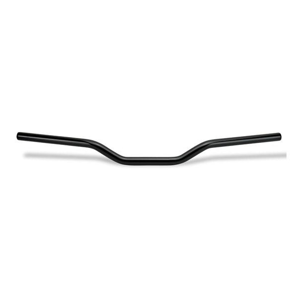 Biltwell 1" Tracker Mid Motorcycle Handlebars Black / No dimples