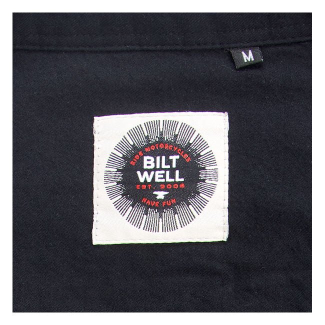 Biltwell Blackout Flannel Shirt Black